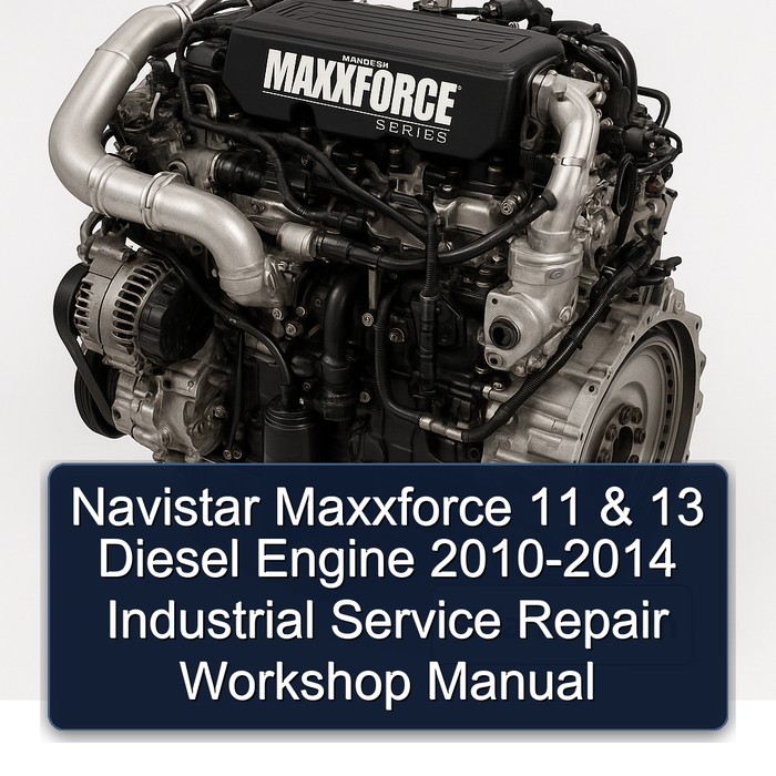 Manual de Reparación y Servicio del Motor Diesel Navistar Maxxforce 11 & 13 (2010-2014)