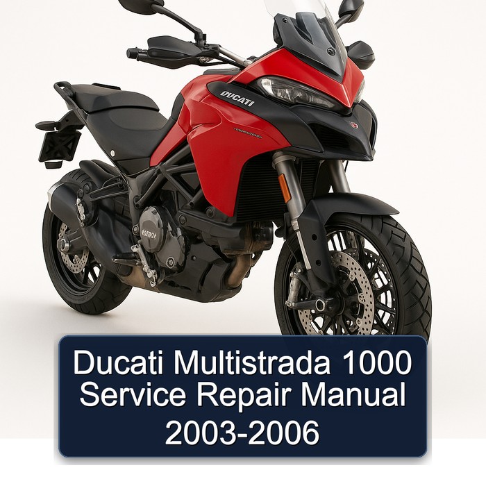 Ducati Multistrada 1000 Service Repair Manual 2003-2006