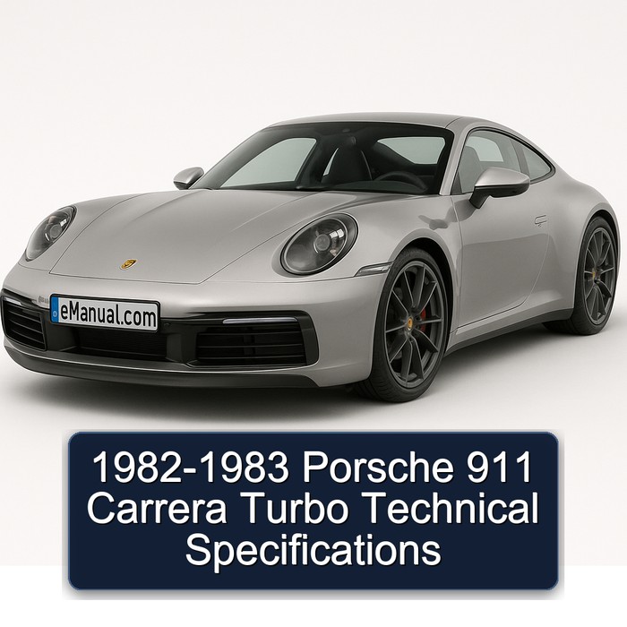 1982-1983 Porsche 911 Carrera Turbo Technical Specifications