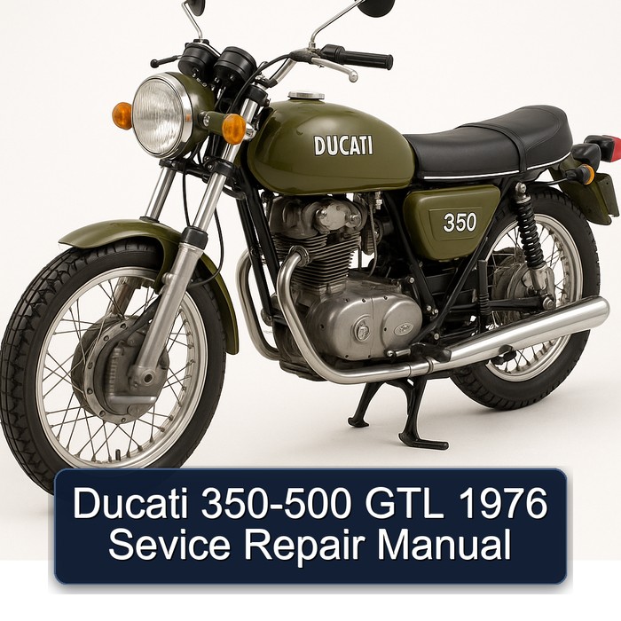 Ducati 350-500 GTL 1976 Sevice Repair Manual