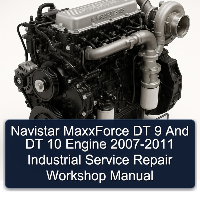 Manual de Reparación de Servicio Industrial para Motores Navistar MaxxForce DT 9 y DT 10, 2007-2011