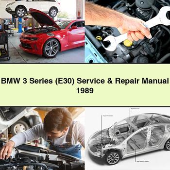BMW 3 Series (E30) Manual de servicio y reparación 1989