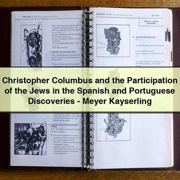 Christopher Columbus and the Participation of the Jews in the Spanish and Portuguese Discoveries-Meyer Kayserling PDF Download