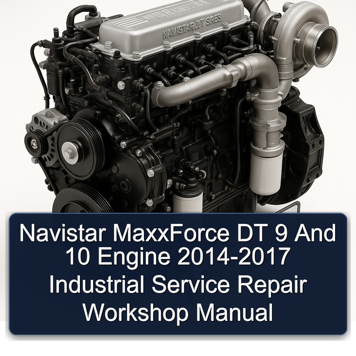 Navistar MaxxForce DT 9 And 10 Engine 2014-2017 Industrial Service Repair Workshop Manual