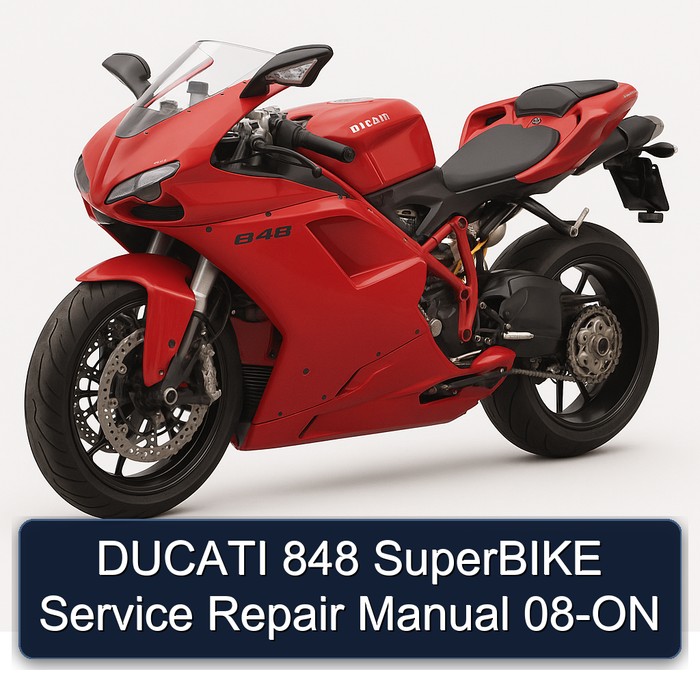 DUCATI 848 SuperBIKE Manual de servicio y reparación 08-ON