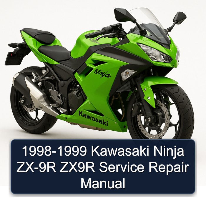 1998-1999 Kawasaki Ninja ZX-9R ZX9R Manual de servicio y reparación