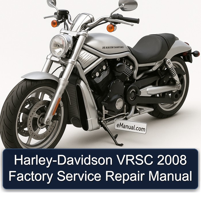 Harley-Davidson VRSC 2008 Factory Manual de servicio y reparación