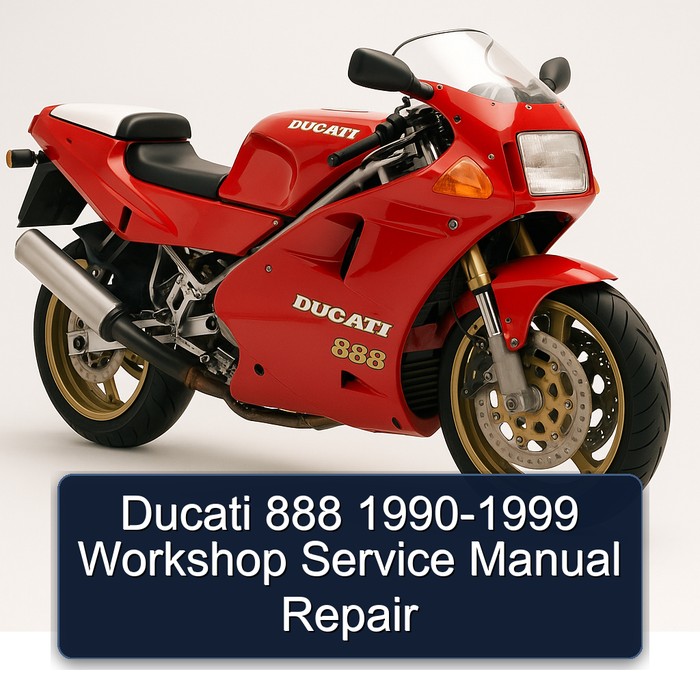 Ducati 888 1990-1999 Workshop Service Manual Repair