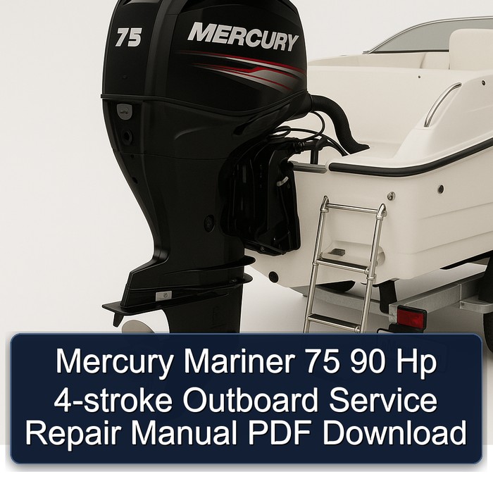 Mercury Mariner 75 90 Hp 4-stroke Outboard Service Repair Manual PDF Download