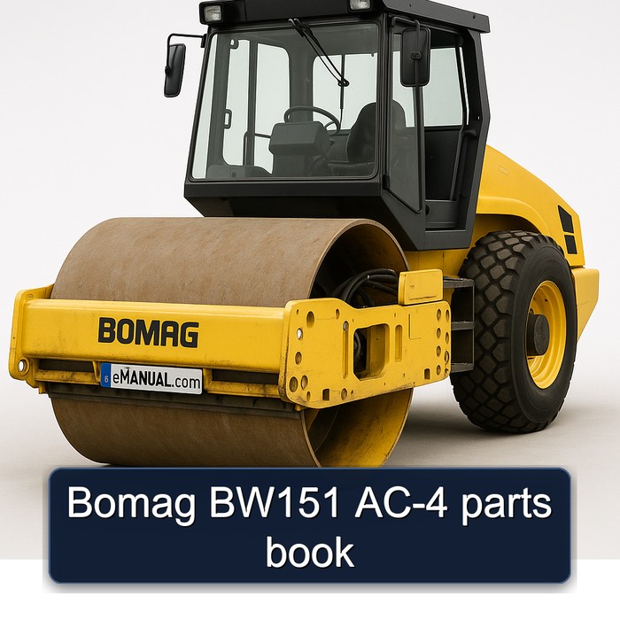 Bomag BW151 AC-4 parts book