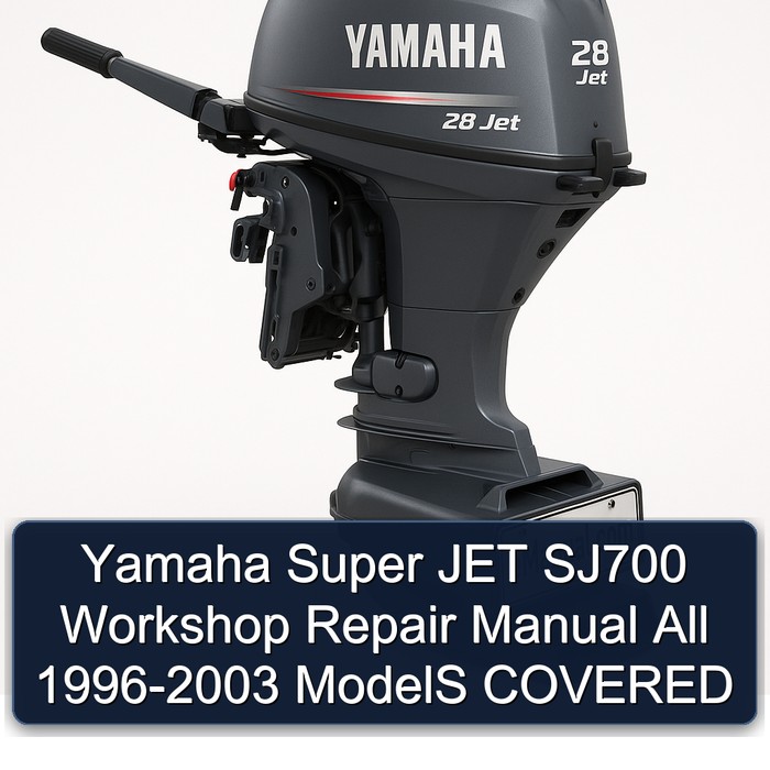 Yamaha Super JET SJ700 Workshop Repair Manual  All 1996-2003 ModelS COVERED