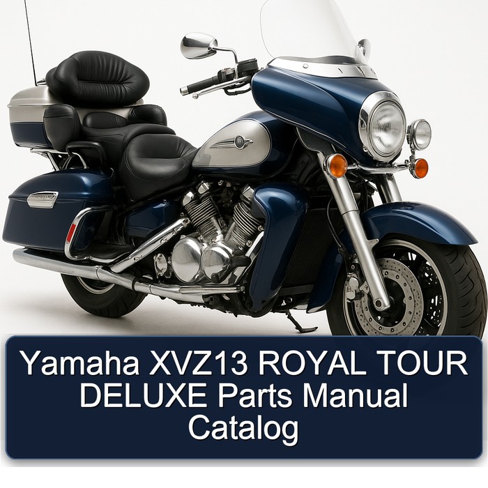 Yamaha XVZ13 ROYAL TOUR DELUXE Parts Manual Catalog