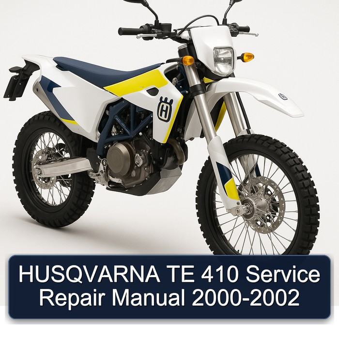 HUSQVARNA TE 410 Manual de servicio y reparación 2000-2002