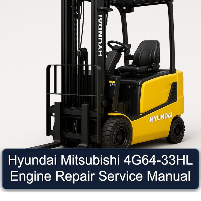Hyundai Mitsubishi 4G64-33HL Engine Repair Service Manual 