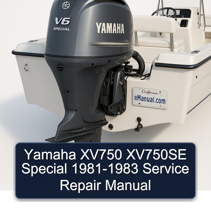Yamaha XV750 XV750SE Special 1981-1983 Service Repair Manual 