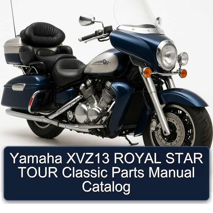 Yamaha XVZ13 ROYAL STAR TOUR Classic Parts Manual Catalog