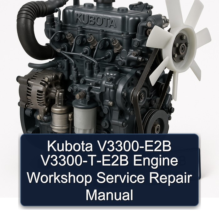Manual de Servicio y Reparación del Motor Kubota V3300-E2B / V3300-T-E2B