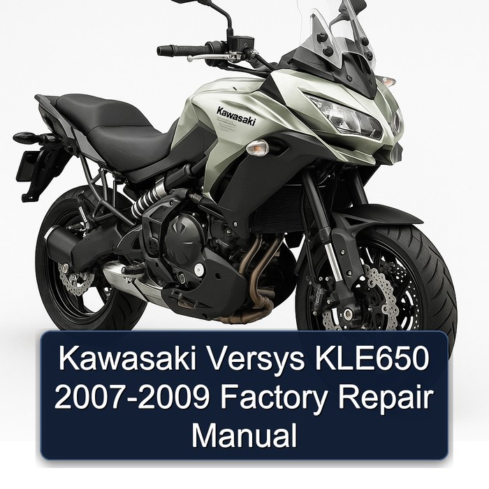 Kawasaki Versys KLE650 2007-2009 Factory Repair Manual