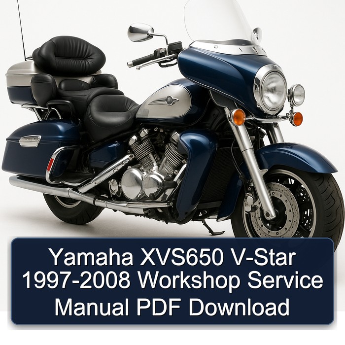 2007 Yamaha XVS650 V-Star Workshop Service Repair Manual PDF Download