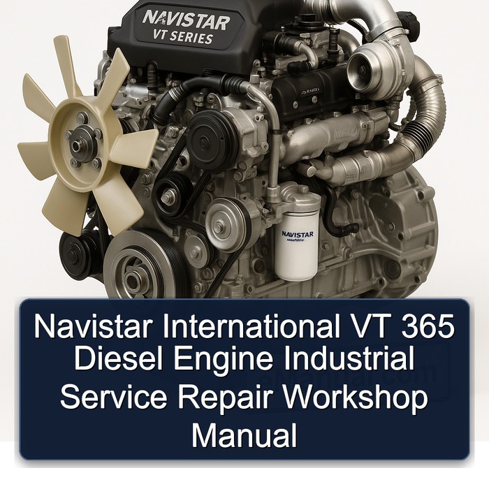 Manual de Reparación y Servicio para Motor Diesel VT 365 de Navistar International