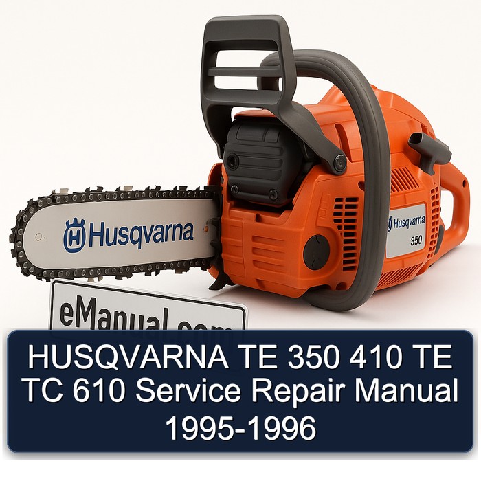 HUSQVARNA TE 350 410 TE TC 610 Manual de servicio y reparación 1995-1996