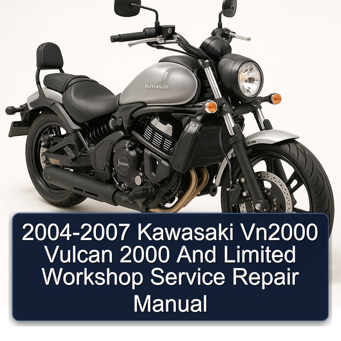 2004-2007 Kawasaki Vn2000 Vulcan 2000 And Limited Workshop Service Repair Manual