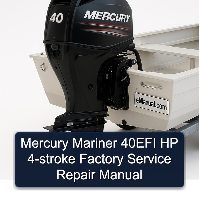 Mercury Mariner 40EFI HP 4-stroke Factory Manual de servicio y reparación