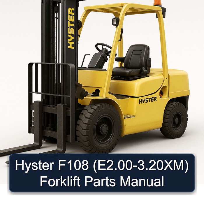 Manual de Partes para Montacargas Hyster F108 (E2.00-3.20XM)