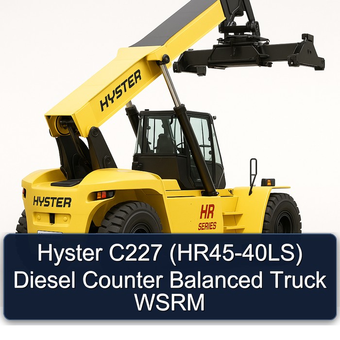 Hyster C227 (HR45-40LS) Diesel Counter Balanced Truck WSRM