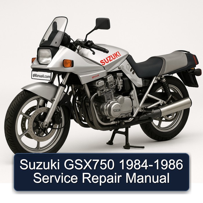 Suzuki GSX750 1984-1986 Service Repair Manual