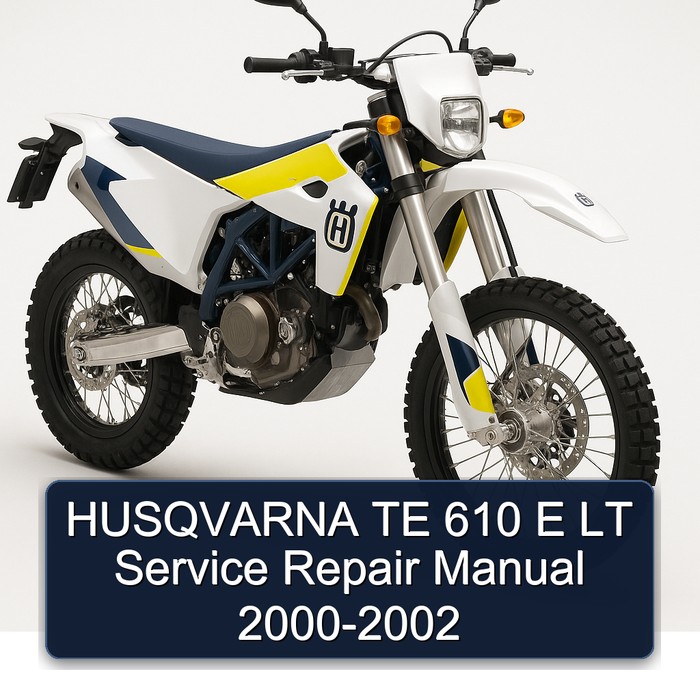 HUSQVARNA TE 610 E LT Service Repair Manual 2000-2002