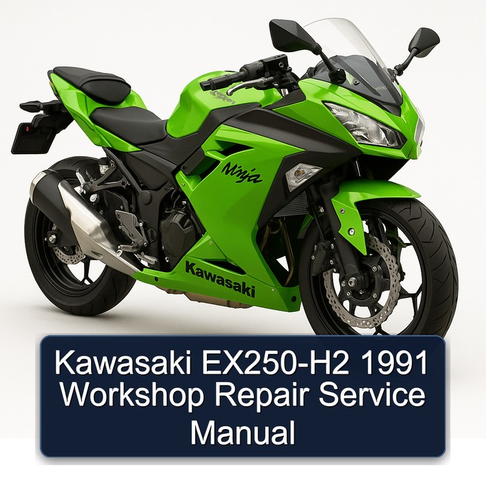 Kawasaki EX250-H2 1991 Workshop Repair Service Manual
