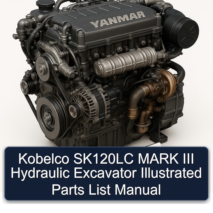 Kobelco SK120LC MARK III Hydraulic Excavator Illustrated Parts List Manual