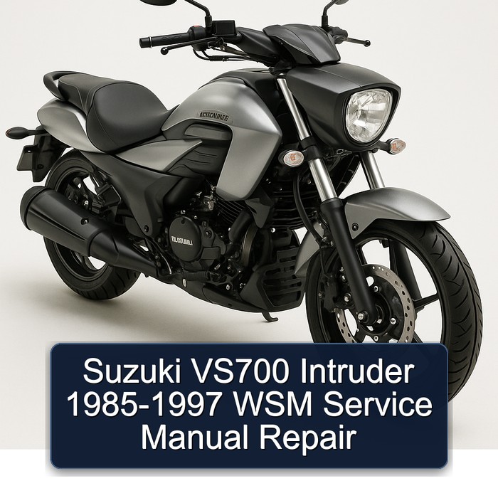 Suzuki VS700 Intruder 1985-1997 WSM Service Manual Repair