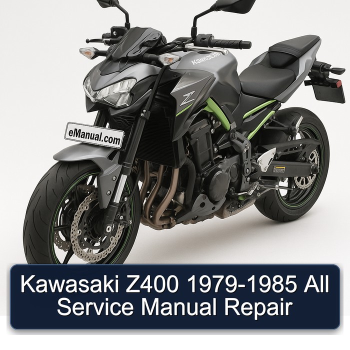 Kawasaki Z400 1979-1985 All Service Manual Repair