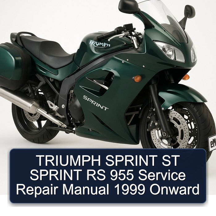 TRIUMPH SPRINT ST SPRINT RS 955 Service Repair Manual 1999 Onward