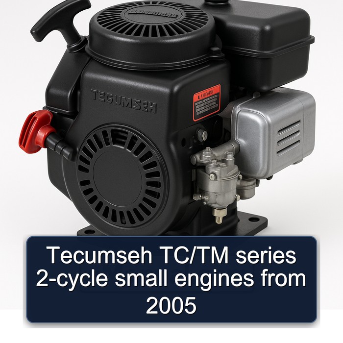 Tecumseh TC/TM series 2-cycle small engines from 2005