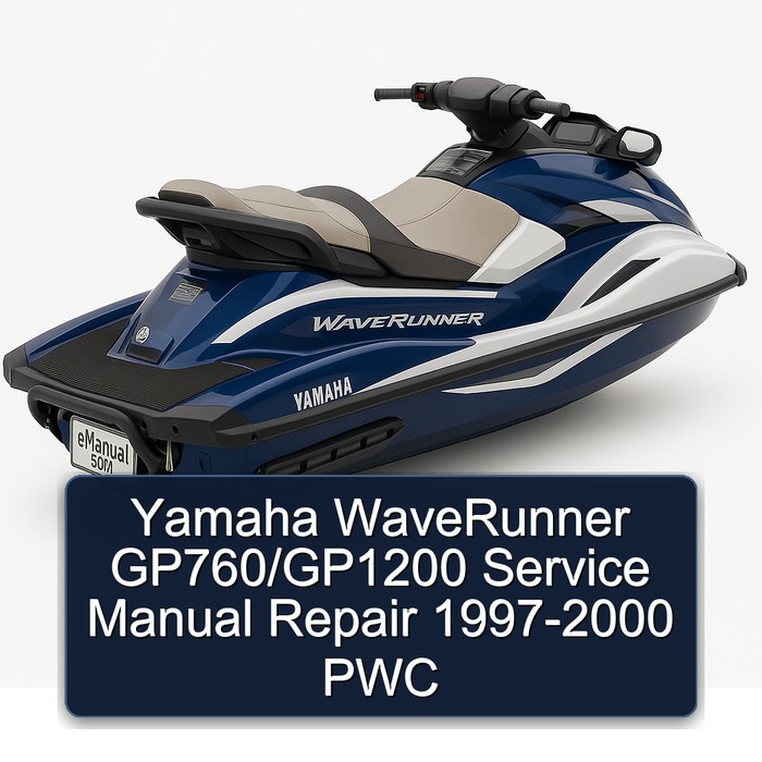 Yamaha WaveRunner GP760/GP1200 Service Manual Repair 1997-2000 PWC