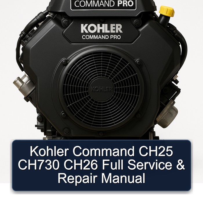 Kohler Command CH25 CH730 CH26 Full Service & Repair Manual