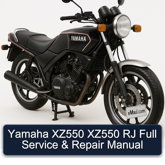 Yamaha XZ550 XZ550 RJ Full Manual de servicio y reparación