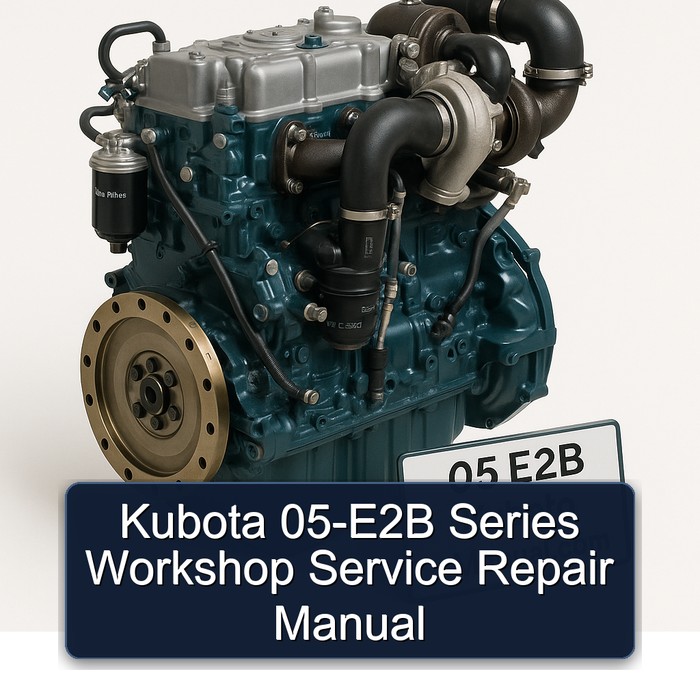 Kubota 05-E2B Series Workshop Manual de servicio y reparación