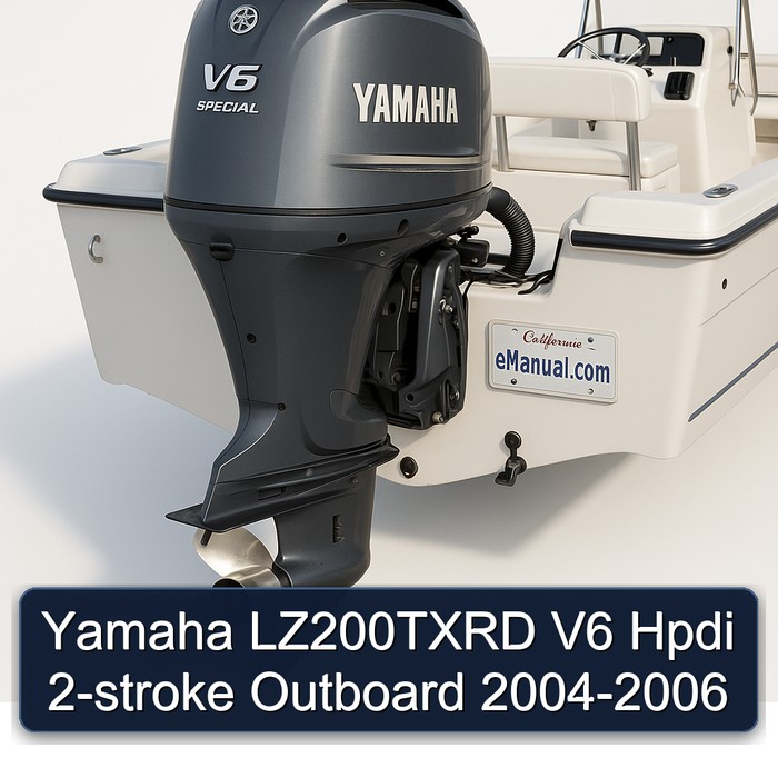 Yamaha LZ200TXRD V6 Hpdi 2-stroke Outboard 2004-2006