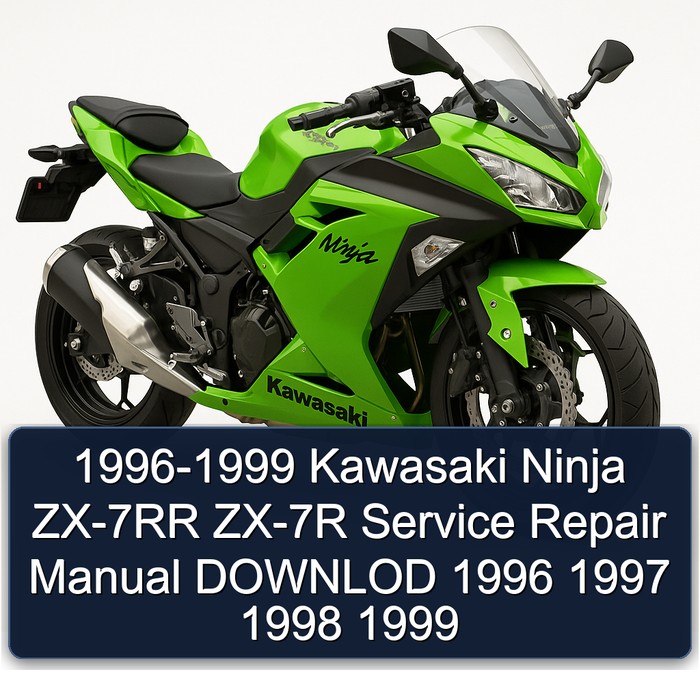1996-1999 Kawasaki Ninja ZX-7RR ZX-7R Manual de servicio y reparación DOWNLOD 1996 1997 1998 1999