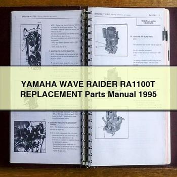 Yamaha Wave Raider RA1100T Replacement Parts Catalog PDF Download
