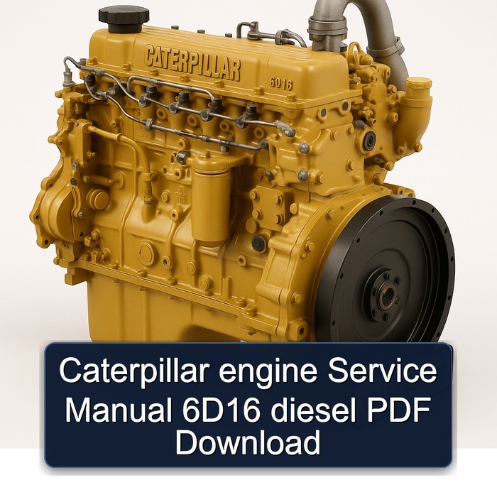 Manual de Servicio Motor Caterpillar 6D16 Diesel (PDF)