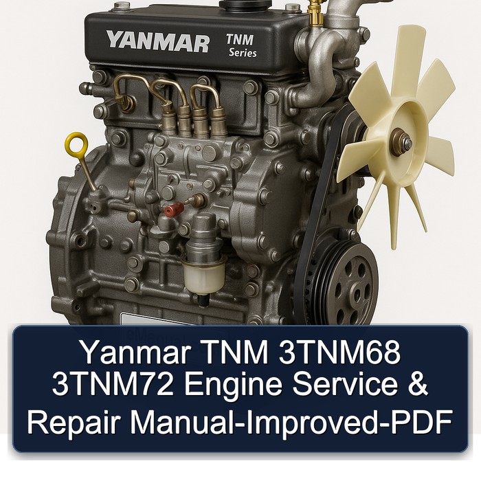 Yanmar TNM 3TNM68 3TNM72 Engine Service & Repair Manual-Improved-PDF 