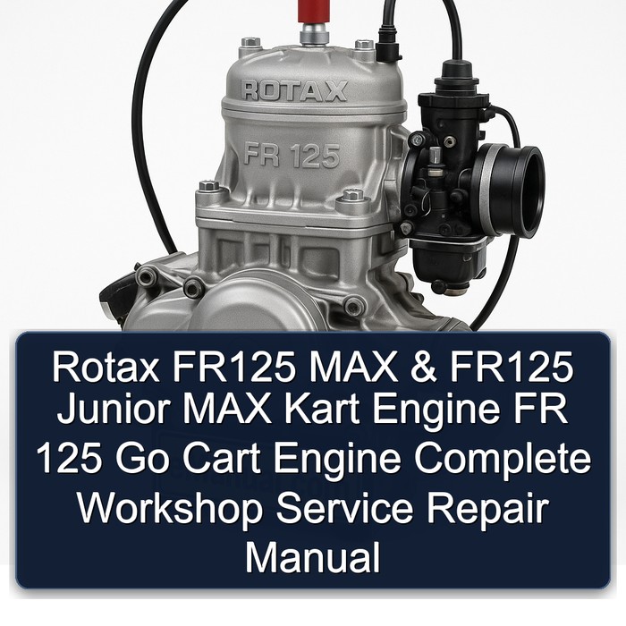 Rotax FR125 MAX & FR125 Junior MAX Kart Engine FR 125 Go Cart Engine Complete Workshop Service Repair Manual 