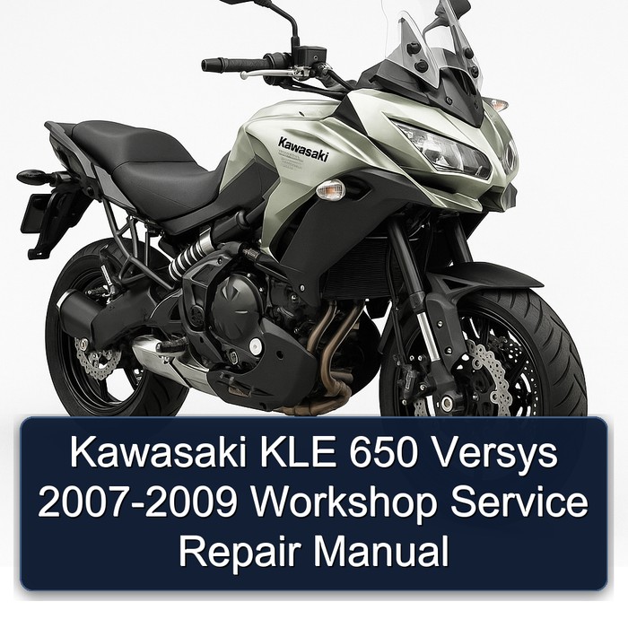 Kawasaki KLE 650 Versys 2007-2009 Workshop Manual de servicio y reparación