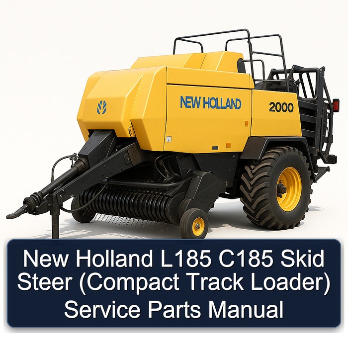 Manual de Servicio de Partes para Cargadoras Compactas de Orugas New Holland L185 C185