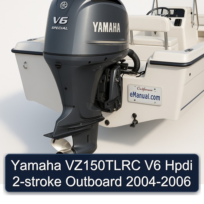 Yamaha VZ150TLRC V6 Hpdi 2-stroke Outboard 2004-2006